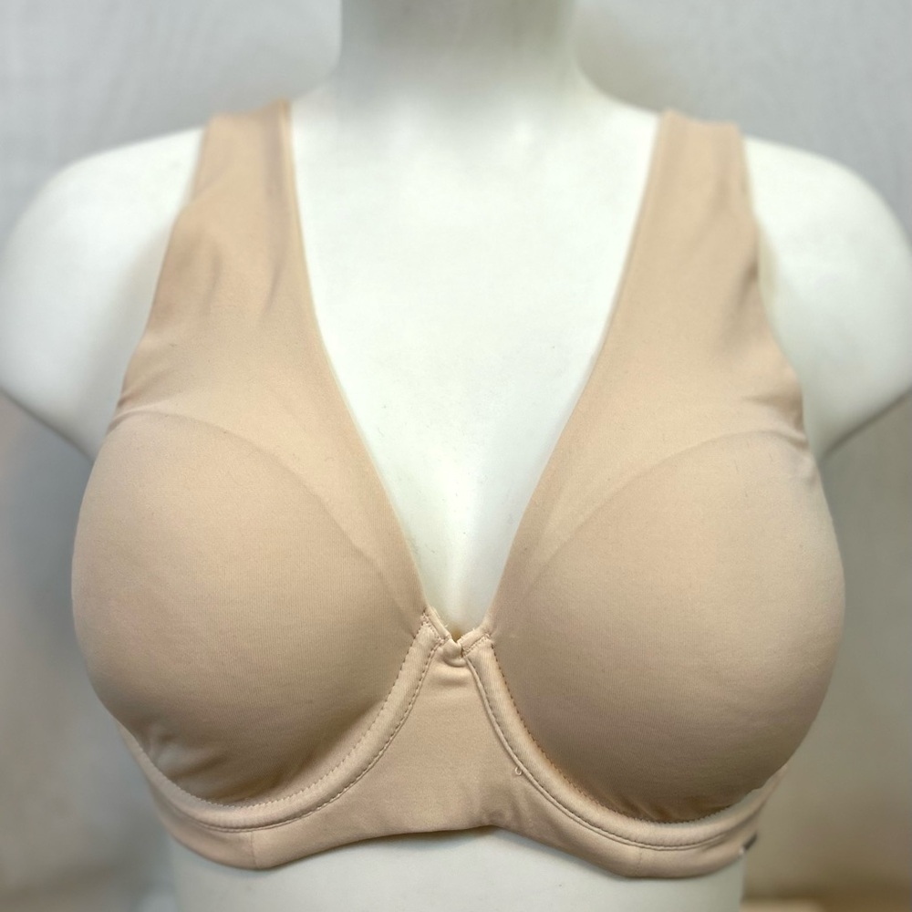 NWT Breezies Porcelain Wide Strap Underwire Bra 34D